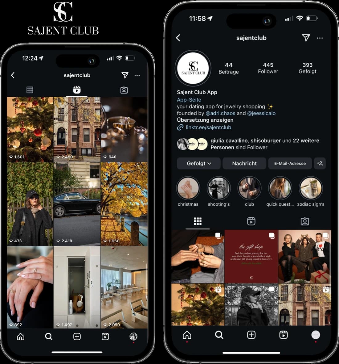 Sajent Club, Social-Media-Auftritt