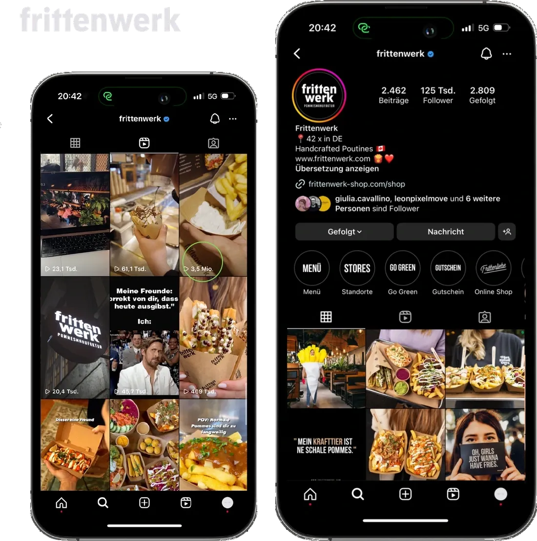 Frittenwerk, Case Study Mockup